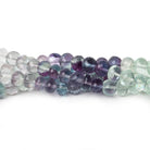 5-5.5mm Mint & Purple Fluorite micro faceted rondelles 16 inch 98 beads AAA - Beadsofcambay.com
