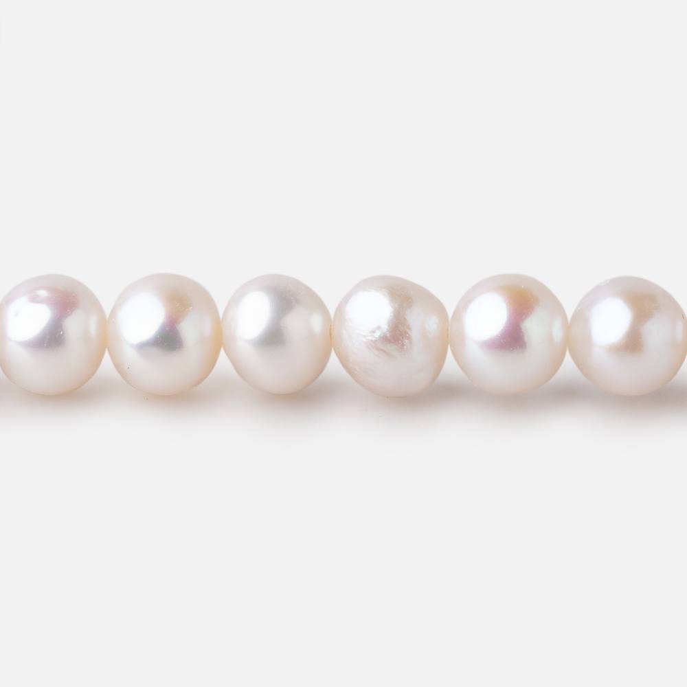 5-6.5mm Chinese Akoya Saltwater Pearl Beads 15.5 inch 66 pieces A - Beadsofcambay.com