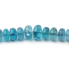 5-6.5mm Teal Fluorite Plain Rondelle Beads 18 inch 128 pieces AA - Beadsofcambay.com