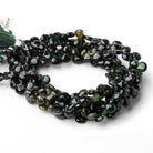 5-6mm Chrome Green Tourmaline Faceted Heart Beads 8 inch 58 pieces - Beadsofcambay.com