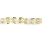 5-6mm Lemon Quartz Faceted Cube Beads 8.25 inch 36 pieces - Beadsofcambay.com