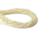 5-6mm Lemon Quartz Straight Drilled Faceted Tear Drop Beads 14 inch 60 pieces - Beadsofcambay.com