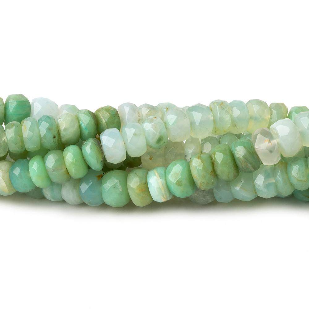 5-6mm Peruvian Opal Faceted Rondelle Beads 16 inch 120 pieces - Beadsofcambay.com