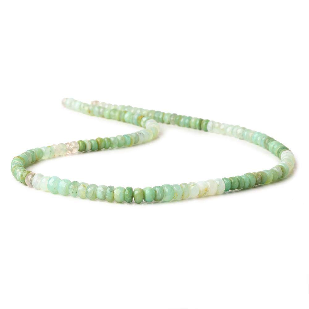 5-6mm Peruvian Opal Faceted Rondelle Beads 16 inch 120 pieces - Beadsofcambay.com