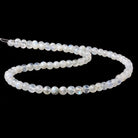 5-6mm Rainbow Moonstone Beads Plain Round Beads 14 inch 58pcs - Beadsofcambay.com