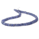 5-6mm Tanzanite plain heshi beads 14 inch 225 pieces A - Beadsofcambay.com