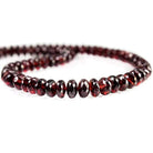 5 - 7.5mm Pyrope Almandite Garnet Faceted Rondelle Beads 16 inch 88 pieces - Beadsofcambay.com