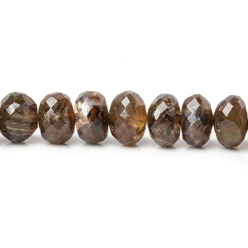 5-7mm Andalusite Faceted Rondelle Beads 16 inch 92 pieces - Beadsofcambay.com