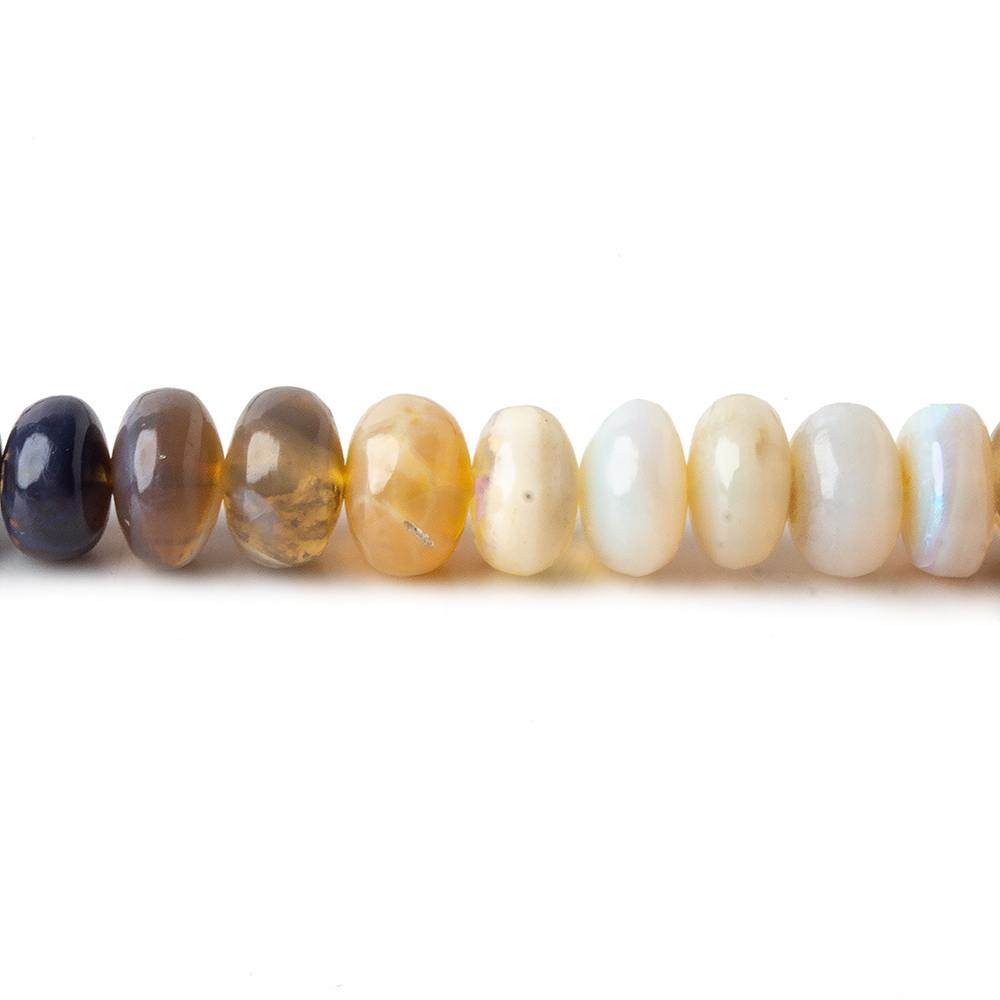5-7mm Australian Opal Plain Rondelle Beads 18 inch 130 pieces AA - Beadsofcambay.com