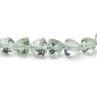 5-7mm Prasiolite Faceted Trillion Beads 14 inch 61 pieces AA - Beadsofcambay.com