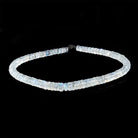 5-7mm Rainbow Moonstone Faceted Heshi Beads 10 inch 98 pieces AAA - Beadsofcambay.com