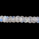 5-7mm Rainbow Moonstone Faceted Rondelle Beads 13.5 inch 85 beads AA - Beadsofcambay.com