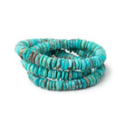 5-7mm Sleeping Beauty Turquoise Faceted Heshi Beads 16 inch 205 pieces AA - Beadsofcambay.com