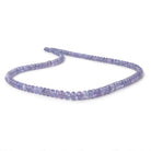 5-7mm Tanzanite Plain Rondelle Beads 18 inch 120 pieces - Beadsofcambay.com