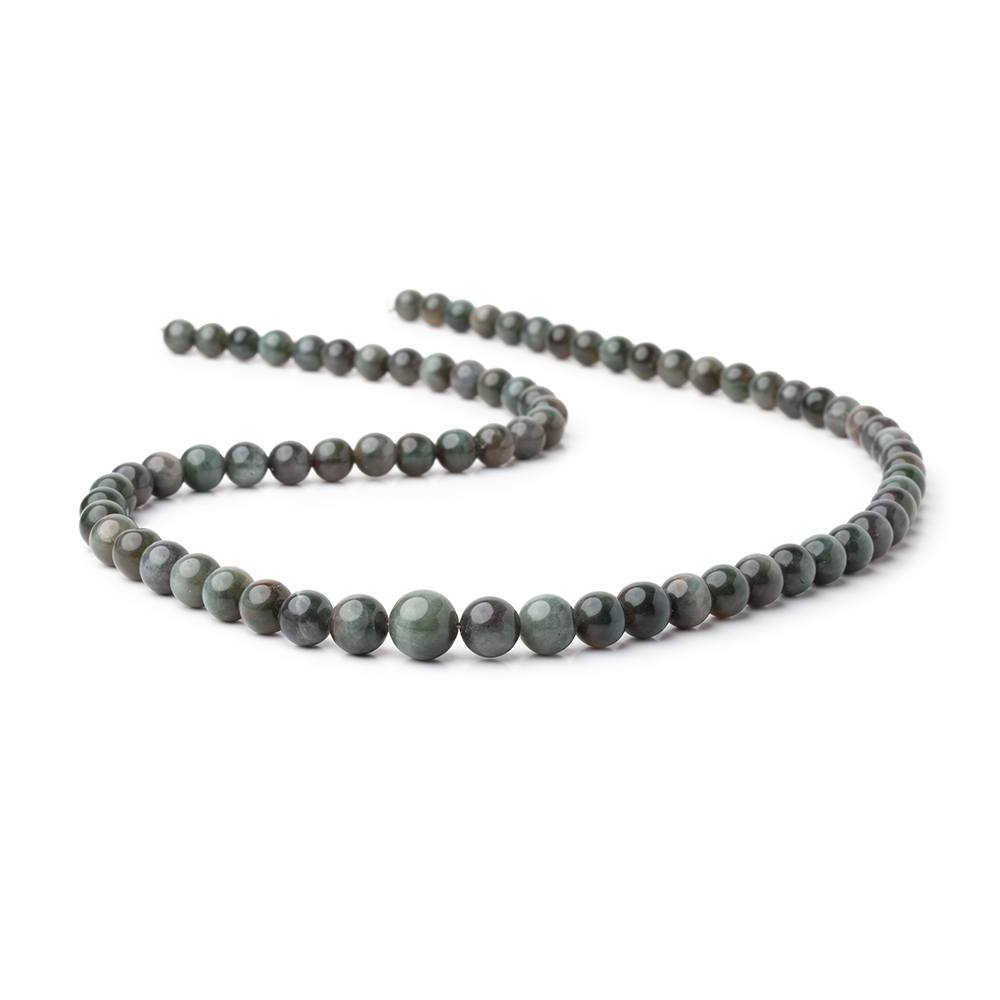 5-8.5mm Cat's Eye Quartz Plain Round Beads 18 inch 75 pieces - Beadsofcambay.com