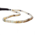 5-8mm Australian Opal Plain Heshi Beads 18 inch 255 pieces AA - Beadsofcambay.com