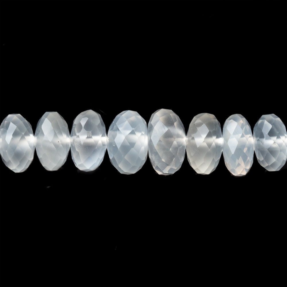 5-8mm Ceylon Moonstone Faceted Rondelle Beads 8 inch 50 pieces AA - Beadsofcambay.com