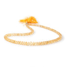 5-8mm Imperial Topaz faceted rondelle beads 17 inch 112 pieces - Beadsofcambay.com
