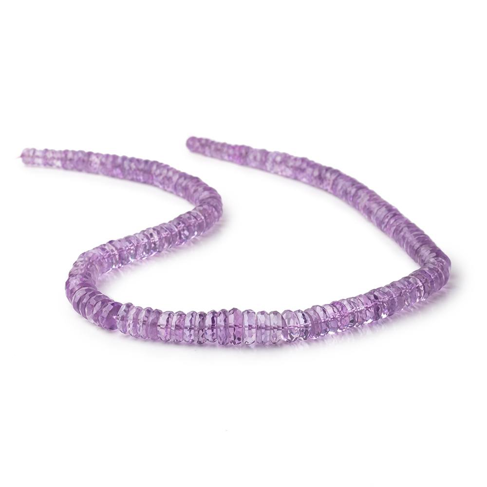 5-9.5mm Pink Amethyst Faceted Heshi Beads 16.5 inch 154 pieces - Beadsofcambay.com