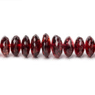 5-9mm Mozambique Garnet German Faceted Rondelle Beads 16 inch 133 pieces AA - Beadsofcambay.com