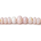 5-9mm Pink Peruvian Opal Plain Rondelle Beads 18 inch 114 pieces AAA - Beadsofcambay.com