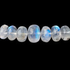 5-9mm Rainbow Moonstone Plain Rondelle Beads 18 inch 110 pieces - Beadsofcambay.com