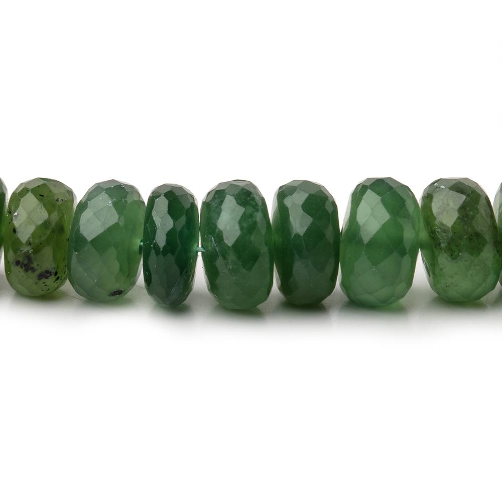 5-9mm Serpentine Faceted Rondelle Beads 16 inch 93 pieces - Beadsofcambay.com