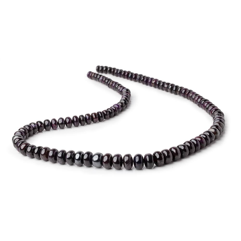 5-9mm Sugilite Plain Rondelle Beads 18 inch 103 pieces AA - Beadsofcambay.com