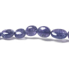 5-9mm Tanzanite Plain Oval Beads 16 inch 68 pieces - Beadsofcambay.com