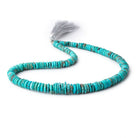 5.5-12.5mm Sleeping Beauty Turquoise Faceted Heshi Beads 16 inch 187 pieces AA - Beadsofcambay.com