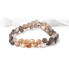 5.5-6.5mm Sunstone & Moonstone Plain Heart Beads 8.5 inch 50 pieces - Beadsofcambay.com