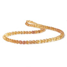 5.5-6mm Imperial & Precious Topaz Center Drilled Round Cabochons 18 inch 151 beads - Beadsofcambay.com