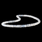 5.5-7mm Rainbow Moonstone Faceted Rondelle Beads 16 inch 112 pieces - Beadsofcambay.com