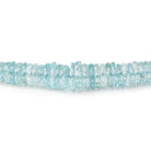 5.5-8mm Aquamarine Faceted Heshi Beads 15 inch 221 pieces AAA - Beadsofcambay.com