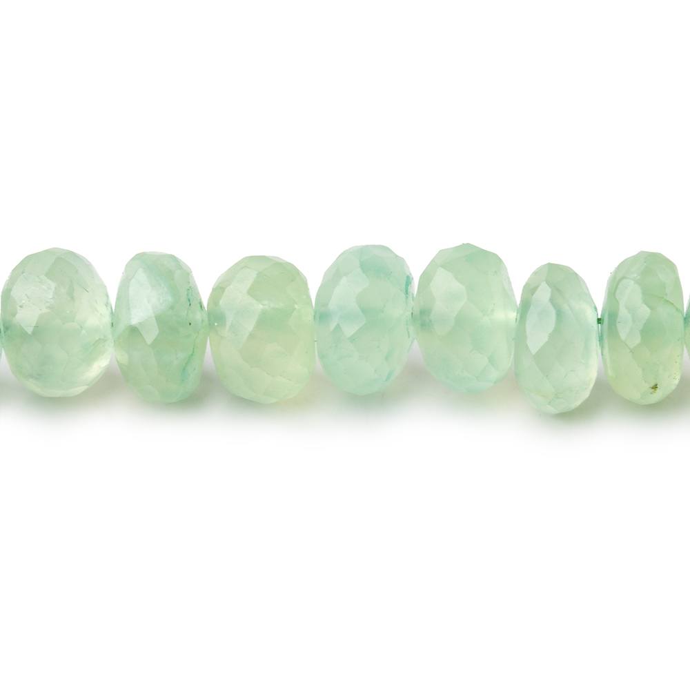 5.5-8mm Prehnite Faceted Rondelle Beads 16 inch 96 pieces - Beadsofcambay.com