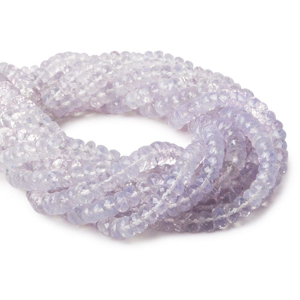 5.5mm Lilac Scapolite Beads Faceted Rondelle 13 inch 104 pieces AAA - Beadsofcambay.com