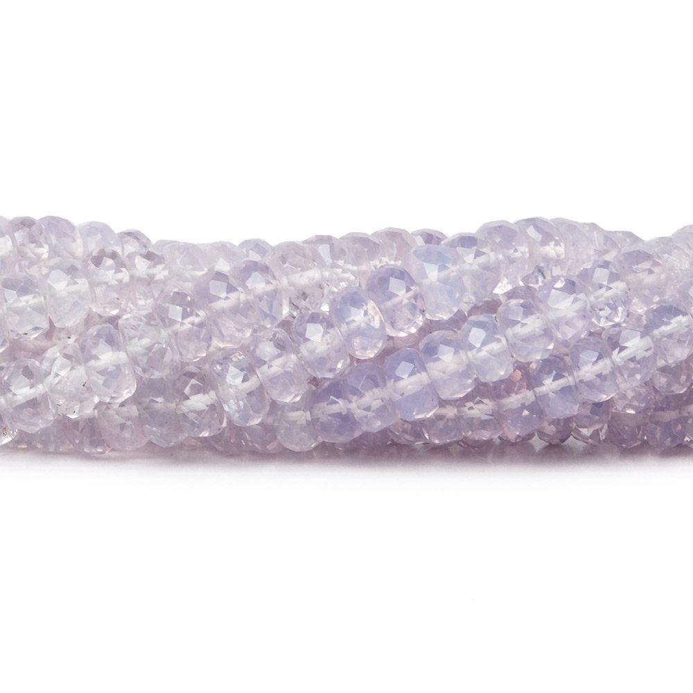 5.5mm Lilac Scapolite Beads Faceted Rondelle 13 inch 104 pieces AAA - Beadsofcambay.com