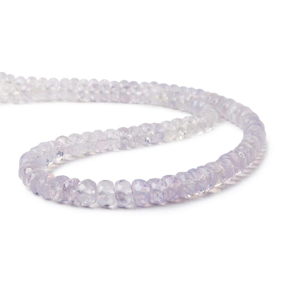 5.5mm Lilac Scapolite Beads Faceted Rondelle 13 inch 104 pieces AAA - Beadsofcambay.com