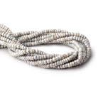 5.5mm Mystic Sapphire Faceted Rondelle Beads 14 inch 99 pieces - Beadsofcambay.com