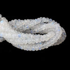 5.5mm Rainbow Moonstone Faceted Rondelle Beads 8 inch 62 pcs A Grade - Beadsofcambay.com