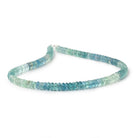 5.5mm Shaded Fluorite Faceted Rondelle Beads 13 inch 126 pieces - Beadsofcambay.com