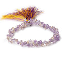 5.5x5-8.5x5mm Ametrine top drilled faceted pendulum beads 8.5 inch 110 pieces - Beadsofcambay.com
