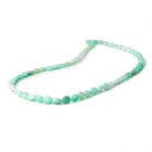 5.5x5-8x7mm Tanzanian Green Opal Plain Oval Beads 17.5 inch 62 pieces - Beadsofcambay.com