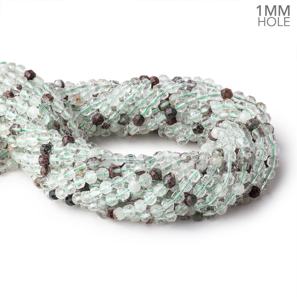 5.5x5mm Lodolite Energy Column Beads 15 inch 70 pieces 1mm Large Hole - Beadsofcambay.com