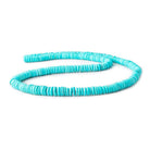 5mm - 7mm Turquoise Plain Heshi Beads 18.5 inch 285 pieces - Beadsofcambay.com