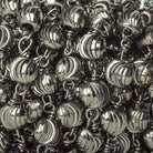 5mm Black Gold plated Fluted Round Black Gold plated Chain by the foot - Beadsofcambay.com