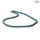 5mm Chrysocolla Plain Rounds 16 inch 79 Beads 1mm Large Hole A - Beadsofcambay.com