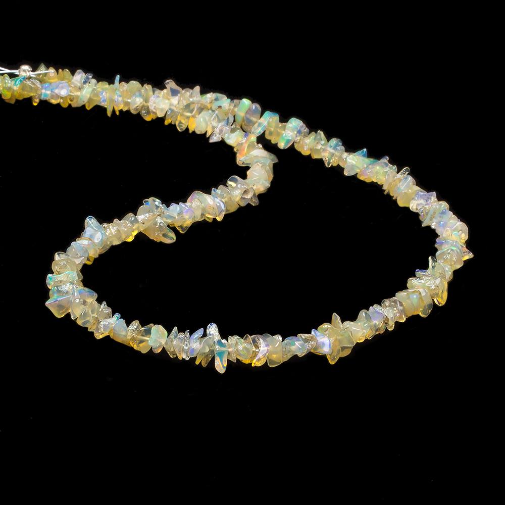 5mm Ethiopian Opal Plain Chip Beads 13 inches 175 pcs - Beadsofcambay.com