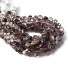 5mm Lepidocrocite faceted petite heart beads 6 inch 50 pieces - Beadsofcambay.com