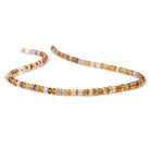 5mm Multi-gemstone Plain Rondelle Beads 16 inch 128 pieces - Beadsofcambay.com